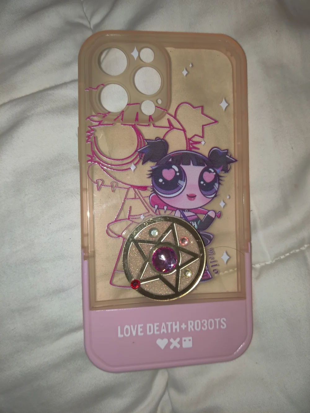 iPhone 13 Pro Max Anime Case (See Pics Faded & Yellowing From Sun)